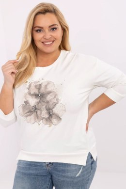Bluzka damska Plus size Oversize Model RV-BZ-A400.39 Ecru - Relevance