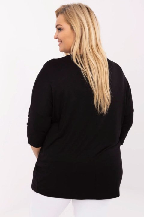 Bluzka damska Model RV-BZ-A524.80 Black - Relevance Bluzka damska Model RV-BZ-A524.80 Black - Relevance