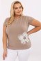 Bluzka damska Model RV-BZ-A543.94 Dark Beige - Relevance