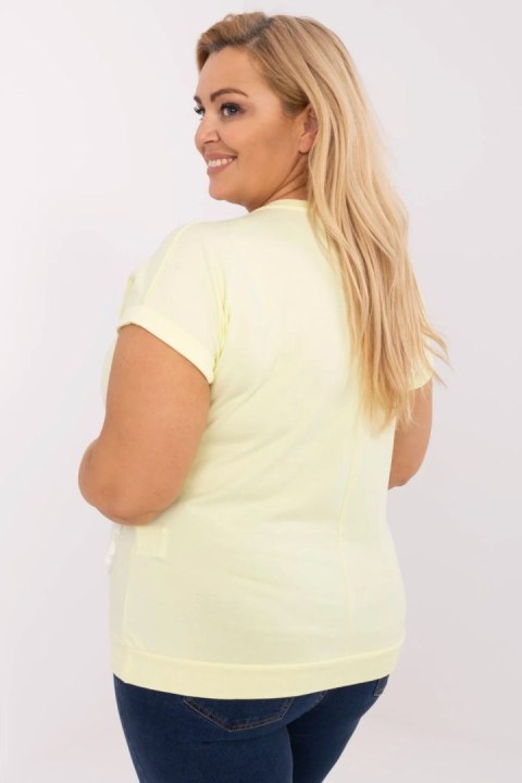 Bluzka damska Model RV-BZ-A543.94 Light Yellow - Relevance Bluzka damska Model RV-BZ-A543.94 Light Yellow - Relevance