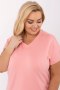 Bluzka damska Plus size Model RV-BZ-A614.81 Brzoskwinia - Relevance