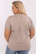 Bluzka damska Plus size Model RV-BZ-A614.81 Dark Beige - Relevance
