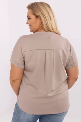 Bluzka damska Plus size Model RV-BZ-A614.81 Dark Beige - Relevance
