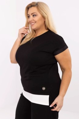 Bluzka damska Oversize Plus size Model RV-BZ-A625.84 Black - Relevance