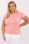Bluzka damska Oversize Plus size Model RV-BZ-A625.84 Brzoskwinia - Relevance