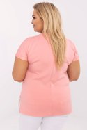 Bluzka damska Oversize Plus size Model RV-BZ-A625.84 Brzoskwinia - Relevance