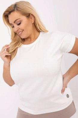 Bluzka damska Oversize Plus size Model RV-BZ-A625.84 Ecru - Relevance