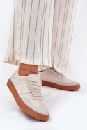 Buty Sportowe Sneakersy damskie Model Big Star RR274806 Beige