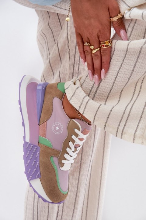 Buty Sportowe Sneakersy damskie Model Big Star RR274815 Pink Buty Sportowe Sneakersy damskie Model Big Star RR274815 Pink
