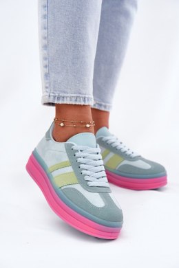 Buty Sportowe Sneakersy damskie Model Ovivene BL607P Blue