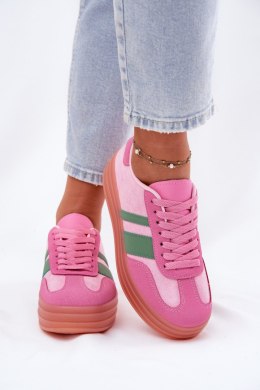 Buty Sportowe Sneakersy damskie Model Ovivene BL607P Pink