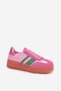 Buty Sportowe Sneakersy damskie Model Ovivene BL607P Pink