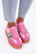 Buty Sportowe Sneakersy damskie Model Ovivene BL607P Pink