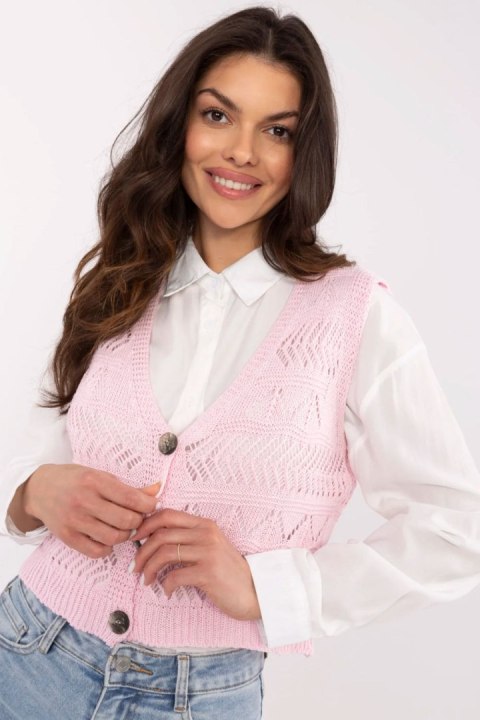 Bluzka damska Kamizelka Model D93076J90849A Light Pink - Sublevel Bluzka damska Kamizelka Model D93076J90849A Light Pink - Sublevel