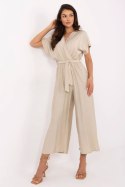 Kombinezon damski długi Model DHJ-KO-19077.69 Beige - Italy Moda