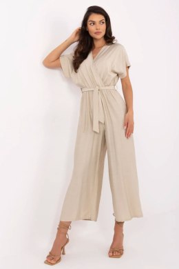 Kombinezon damski długi Model DHJ-KO-19077.69 Beige - Italy Moda