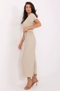 Kombinezon damski długi Model DHJ-KO-19077.69 Beige - Italy Moda