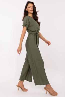 Kombinezon damski długi Model DHJ-KO-19077.69 Khaki - Italy Moda