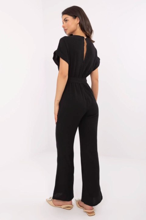 Kombinezon damski Model MI-KO-A2468.70 Black - Italy Moda Kombinezon damski Model MI-KO-A2468.70 Black - Italy Moda