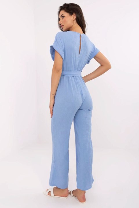 Kombinezon damski Model MI-KO-A2468.70 Blue - Italy Moda Kombinezon damski Model MI-KO-A2468.70 Blue - Italy Moda