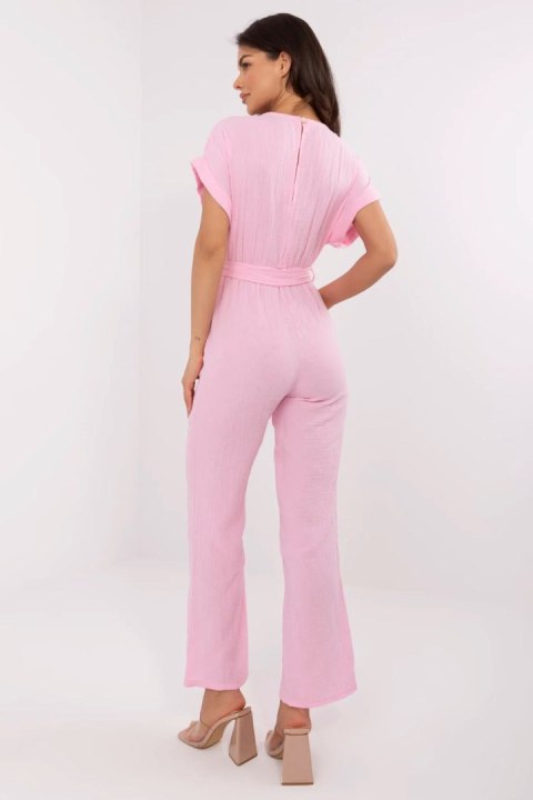 Kombinezon damski Model MI-KO-A2468.70 Light Pink - Italy Moda Kombinezon damski Model MI-KO-A2468.70 Light Pink - Italy Moda