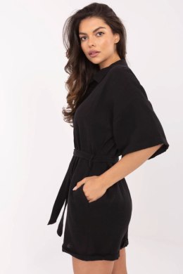 Kombinezon damski muślinowy krótki Model MI-KO-A2479.73 czarny black
