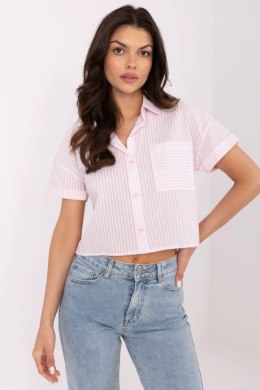 Koszula Bluzka Damska Model NM-KS-KA-01148.50P White/Pink - NM