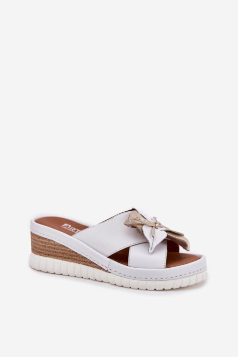 Klapki damskie Model Artiker 52C0537 White Klapki damskie Model Artiker 52C0537 White