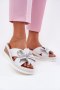 Klapki damskie Model Artiker 54C0538 White/Silver