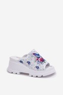 Klapki damskie skórzane Model Artiker 56C0428 White