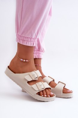 Sandał Klapki Model Luciene 24SD97-7738 Beige - Step in style