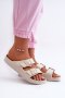Klapki damskie Model Luciene 24SD97-7738 Beige