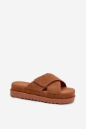 Sandał Klapki Model Rinasara PL365 Camel - Step in style