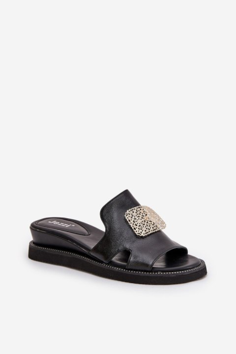 Sandał Klapki Model Sarela RMR2267-9 Black - Step in style Sandał Klapki Model Sarela RMR2267-9 Black - Step in style