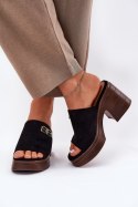 Klapki damskie Model Vinceza 17400 Black