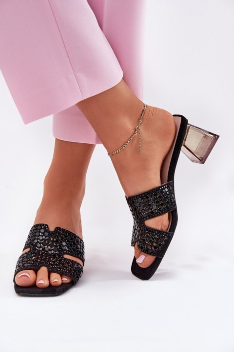 Sandał Klapki Model Vinceza 62230 Black - Step in style Sandał Klapki Model Vinceza 62230 Black - Step in style