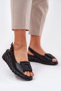 Sandały damskie skórzane Model Artiker 56C2156 Black