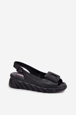 Sandały damskie skórzane Model Artiker 56C2156 Black