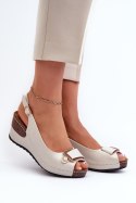 Sandały damskie Model Comfort Shoes Efravia 24SD98-6230 Silver