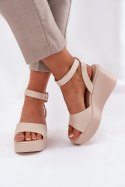 Sandały Model Efrina PP39M Beige - Step in style