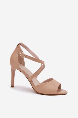 Sandały Model Sergio Leone SK432 Dark Beige - Step in style