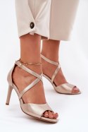 Sandały Model Sergio Leone SK432 Gold - Step in style