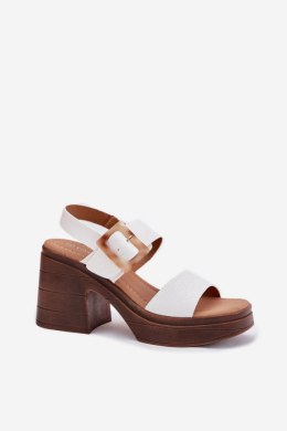 Sandały damskie Model Vinceza 17387 White