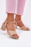 Sandały damskie Model Vinceza 20275 Beige