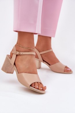 Sandały damskie Model Vinceza 20275 Beige