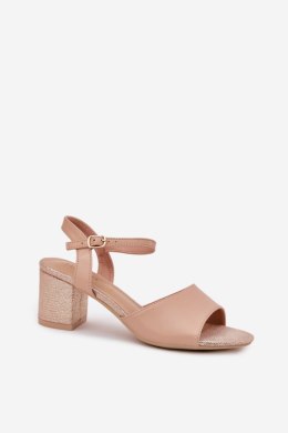 Sandały damskie Model Vinceza 20275 Beige