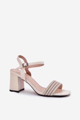 Sandały damskie Model Vinceza 62228 Beige