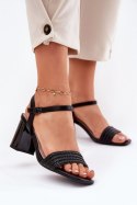 Sandały damskie Model Vinceza 62228 Black