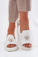 Sandały damskie skórzane Model Vinceza 66757 White