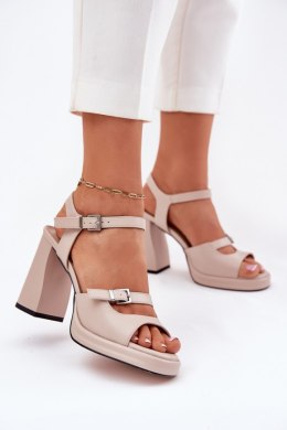 Sandały Model Vinceza 77110 Beige - Step in style